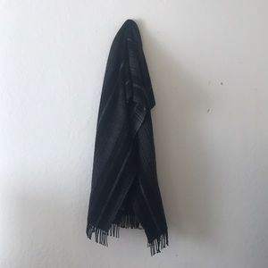 Aritzia Auxiliary reversible wool blanket scarf